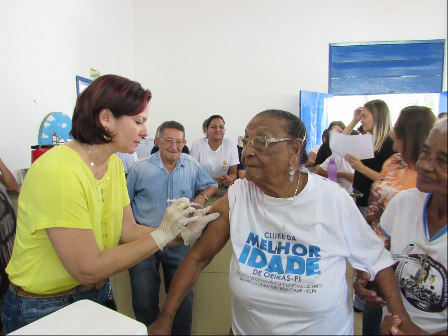 Vacinação contra gripe em Picos