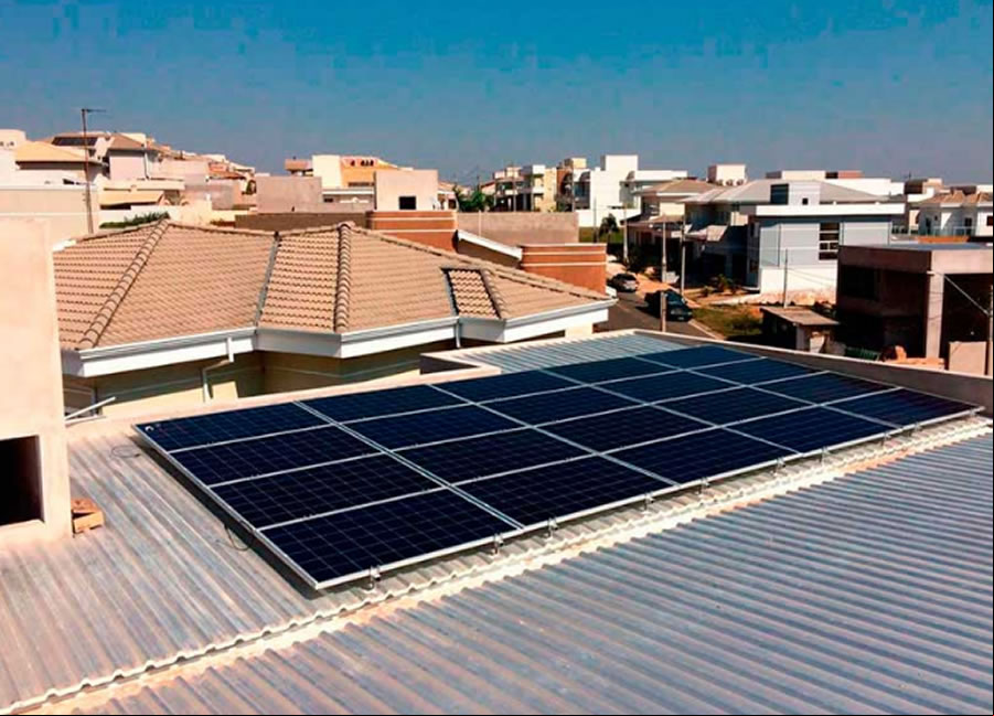 Minigeração de energia solar